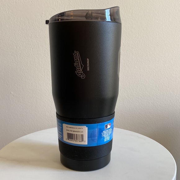 MLB Cleveland Indians 30oz. Premium Powder Coated Ultra Tumbler Stainless Steel - Picture 6 of 7